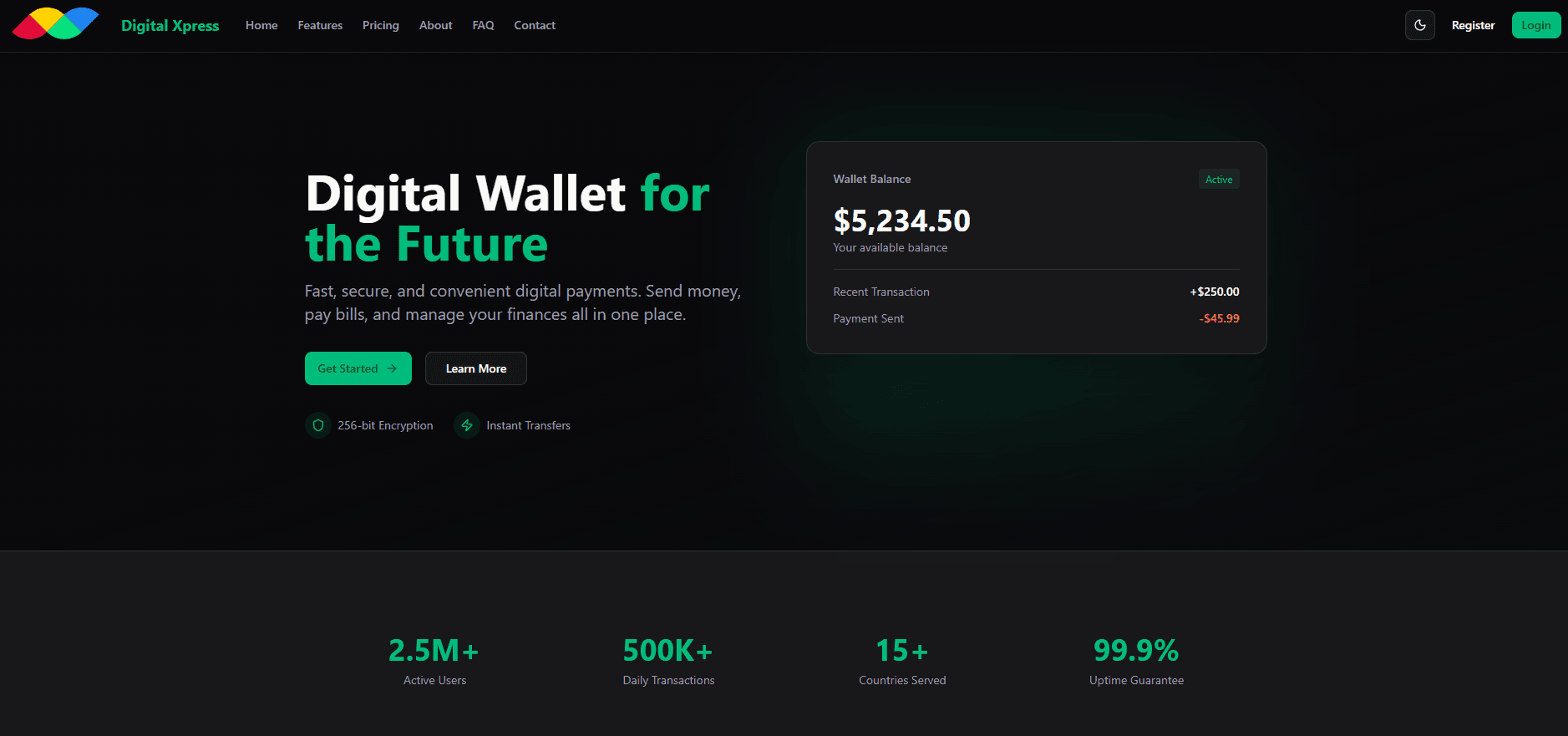 WalletXpress – Digital Wallet & Financial Platform