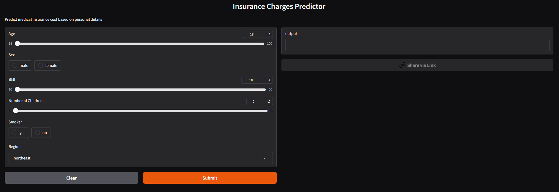 Medical Cost Prediction